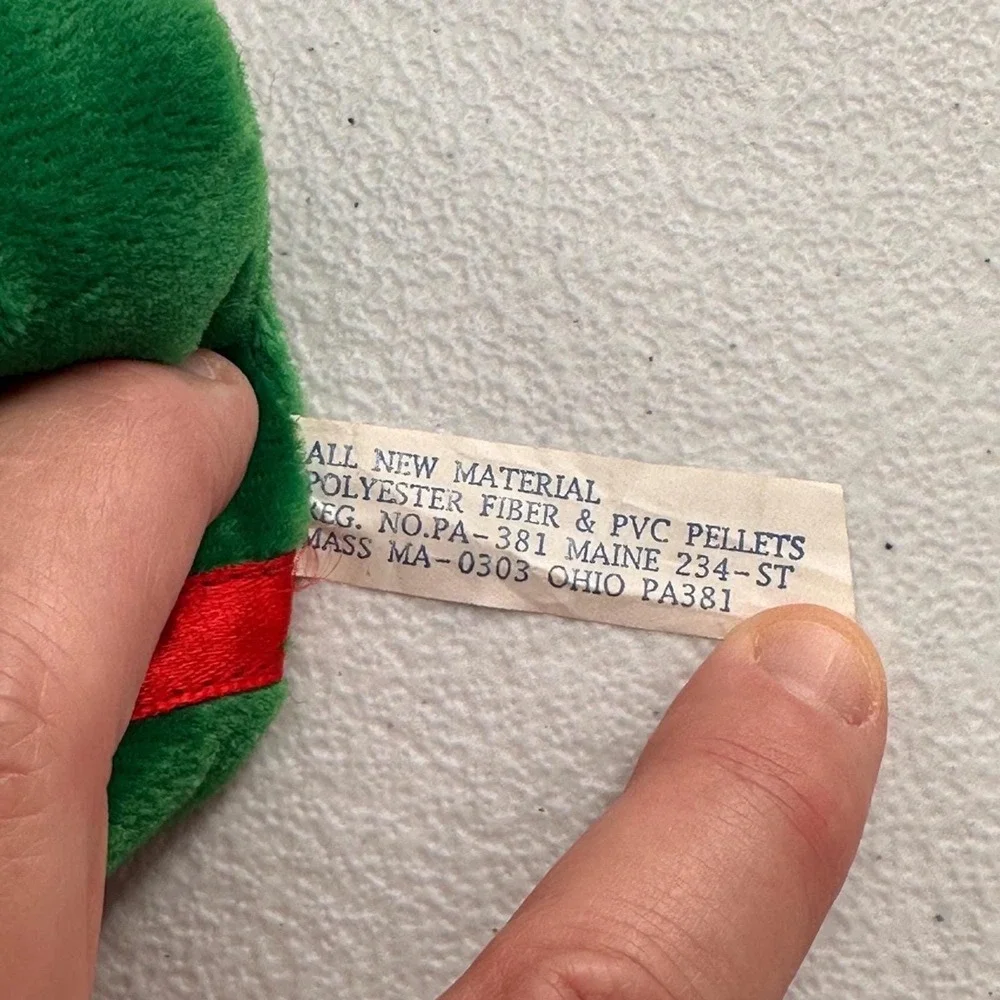 Vintage Dandee Christmas Plush Bear Ty Jingles Gift Set Ornament 5